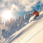 Downhill skiing